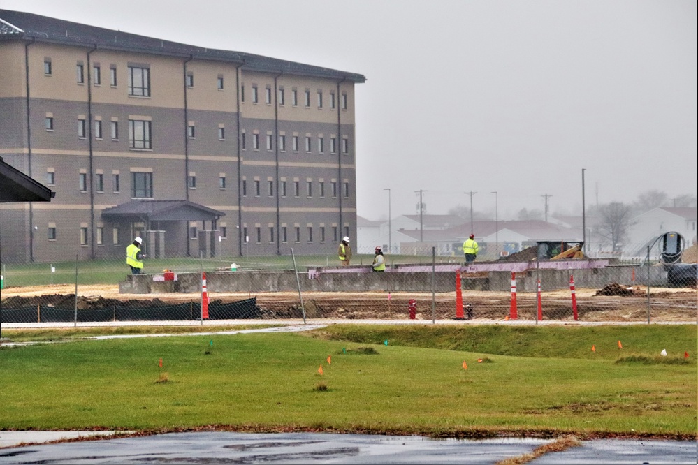 November 2022 construction operations of $11.96 million transient training brigade headquarters at Fort McCoy