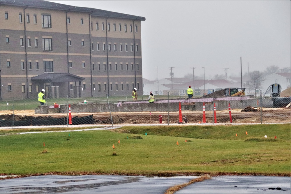 November 2022 construction operations of $11.96 million transient training brigade headquarters at Fort McCoy