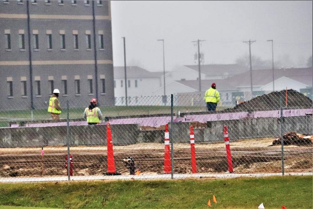 November 2022 construction operations of $11.96 million transient training brigade headquarters at Fort McCoy