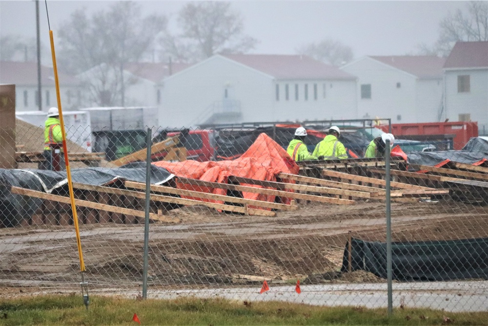 November 2022 construction operations of $11.96 million transient training brigade headquarters at Fort McCoy