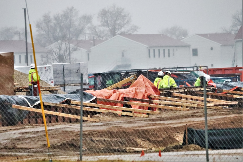 November 2022 construction operations of $11.96 million transient training brigade headquarters at Fort McCoy