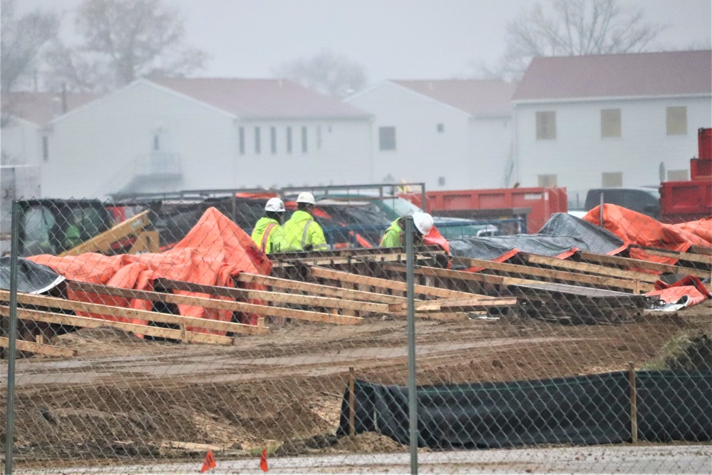 November 2022 construction operations of $11.96 million transient training brigade headquarters at Fort McCoy