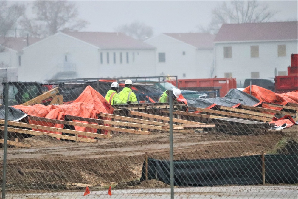 December 2022 construction operations of $11.96 million transient training brigade headquarters at Fort McCoy