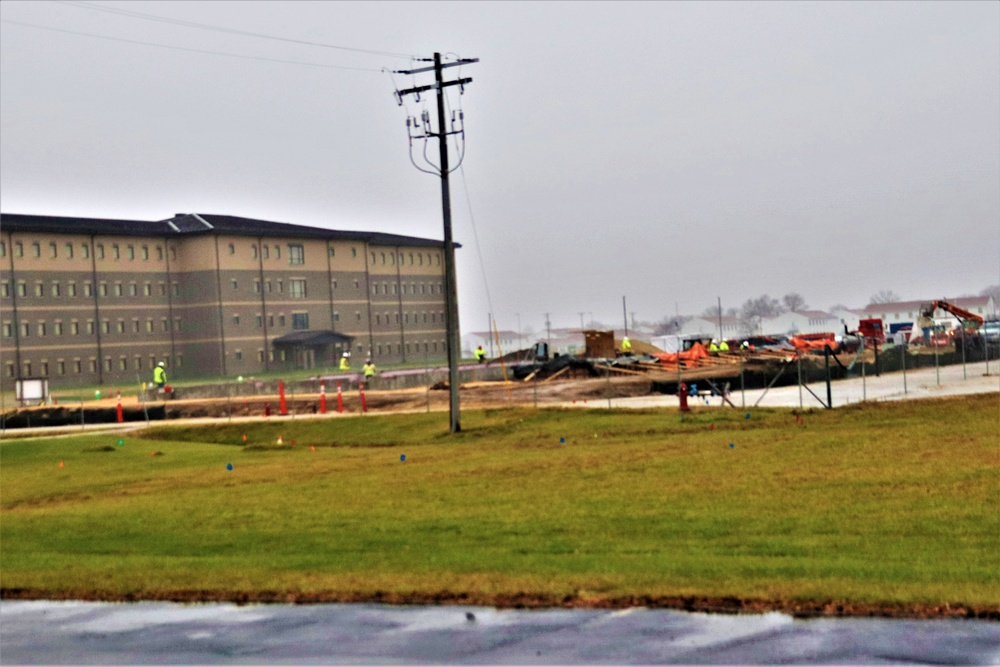 November 2022 construction operations of $11.96 million transient training brigade headquarters at Fort McCoy