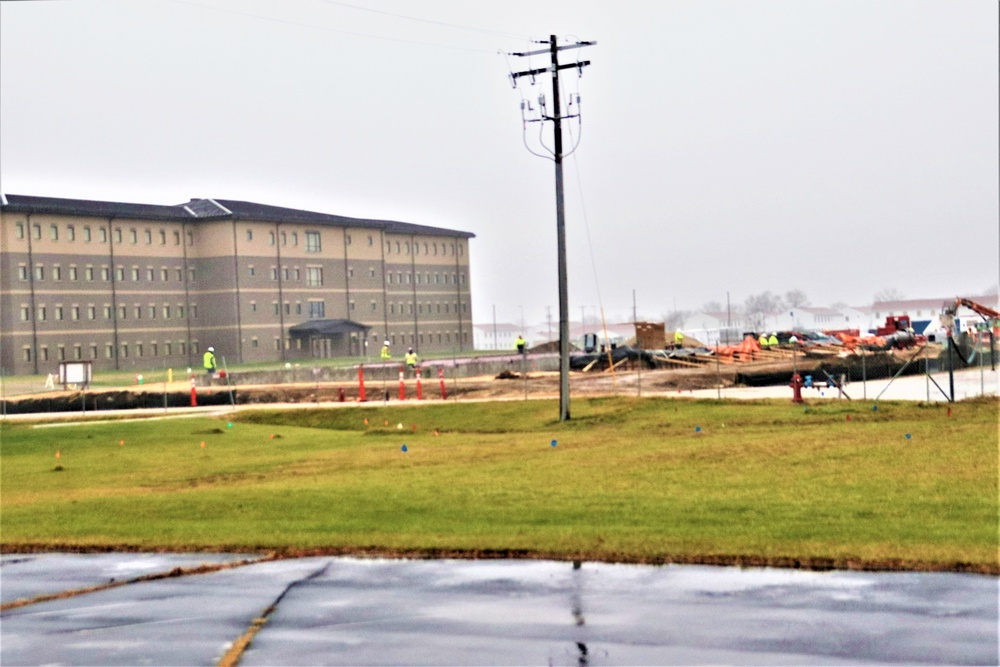 November 2022 construction operations of $11.96 million transient training brigade headquarters at Fort McCoy