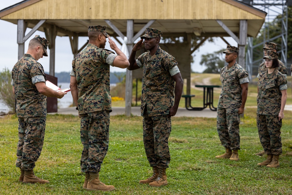 Sgt. Shevan Salmon Re-Enlistment Ceremony