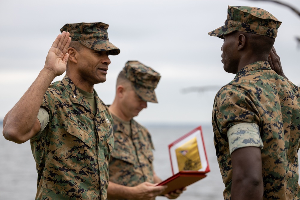 Sgt. Shevan Salmon Re-Enlistment Ceremony