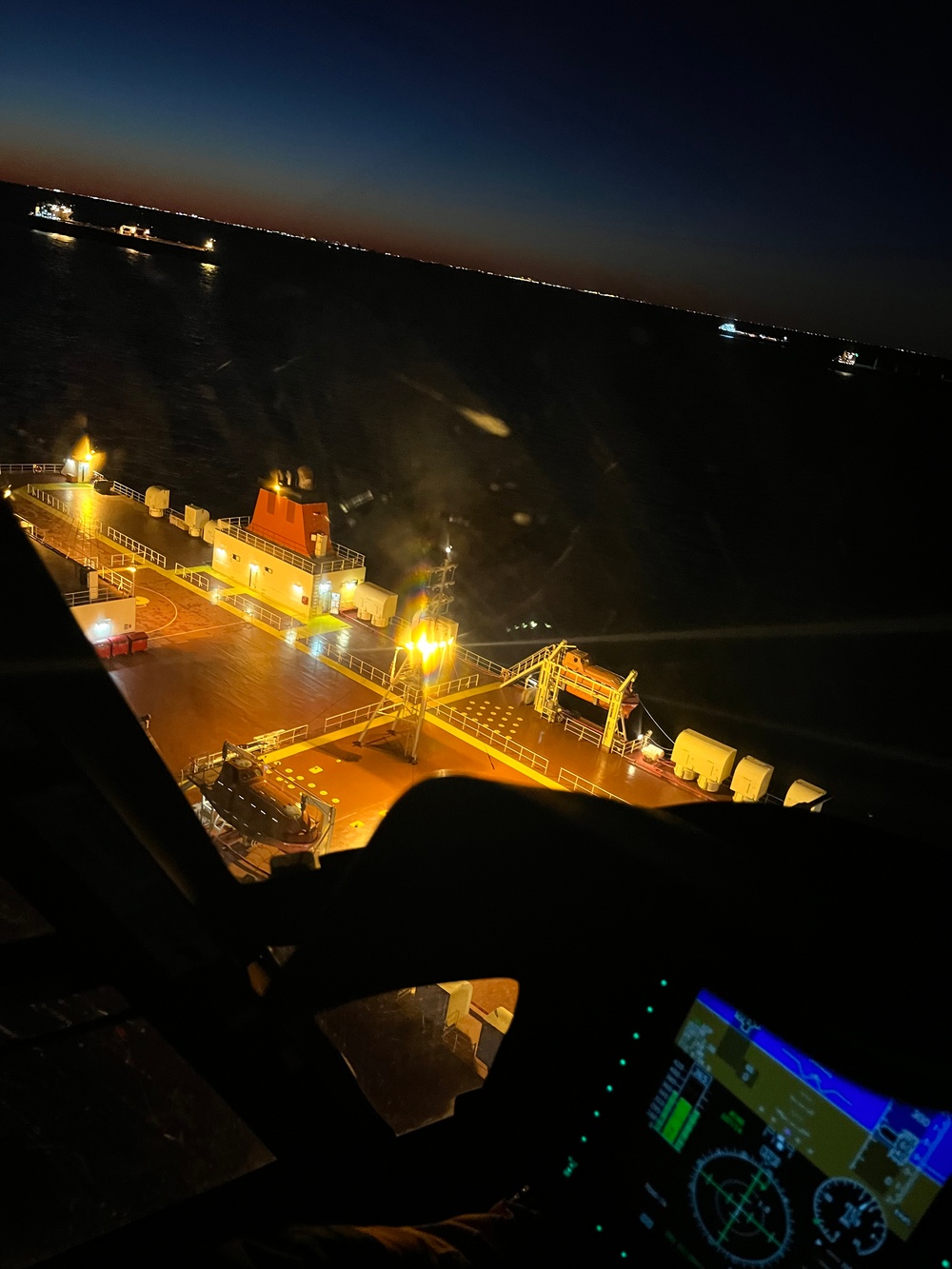 Coast Guard medevacs man from cargo ship offshore Galveston, Texas