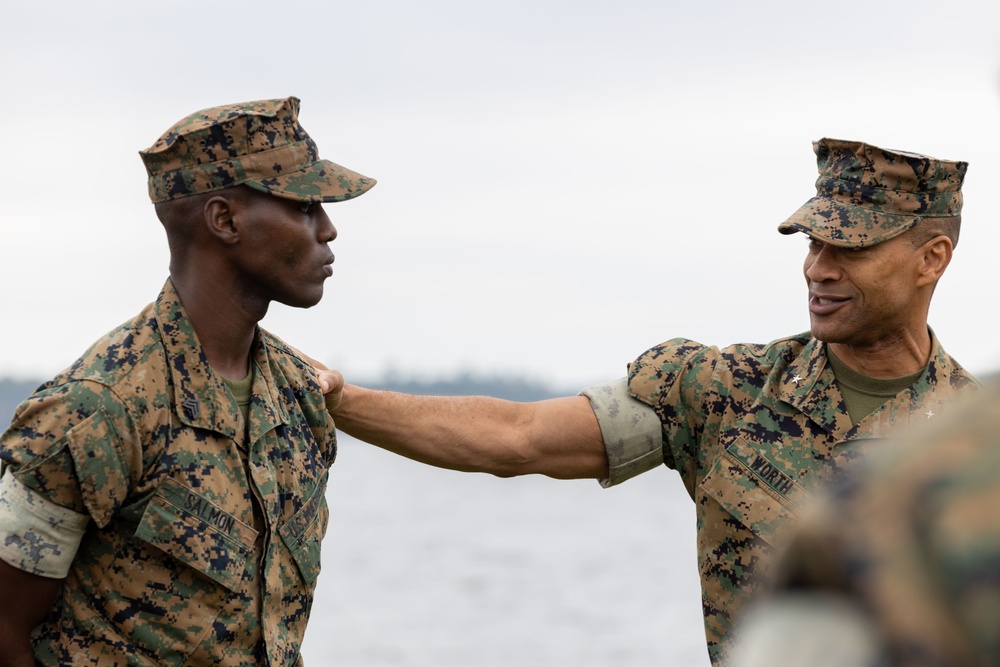 Sgt. Shevan Salmon Re-Enlistment Ceremony