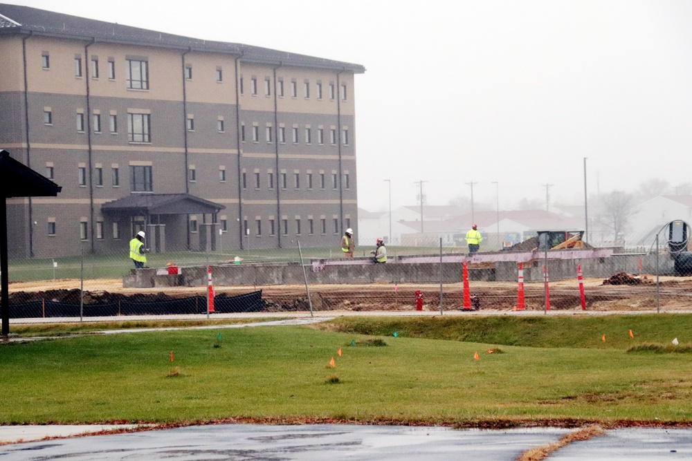 November 2022 construction operations of $11.96 million transient training brigade headquarters at Fort McCoy