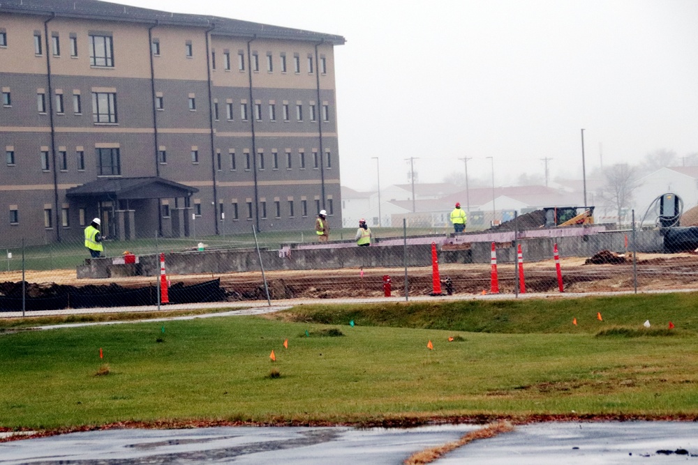 November 2022 construction operations of $11.96 million transient training brigade headquarters at Fort McCoy