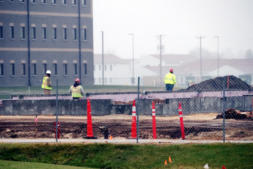 November 2022 construction operations of $11.96 million transient training brigade headquarters at Fort McCoy