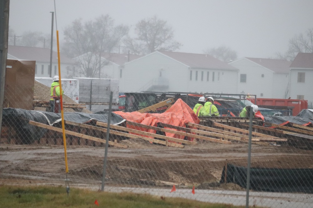 November 2022 construction operations of $11.96 million transient training brigade headquarters at Fort McCoy