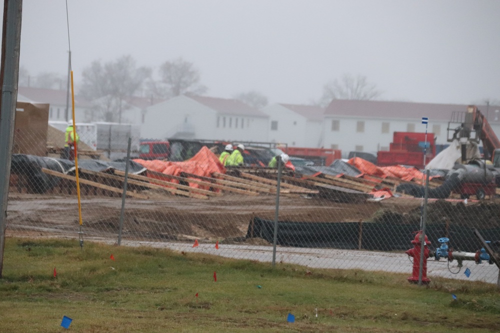 November 2022 construction operations of $11.96 million transient training brigade headquarters at Fort McCoy