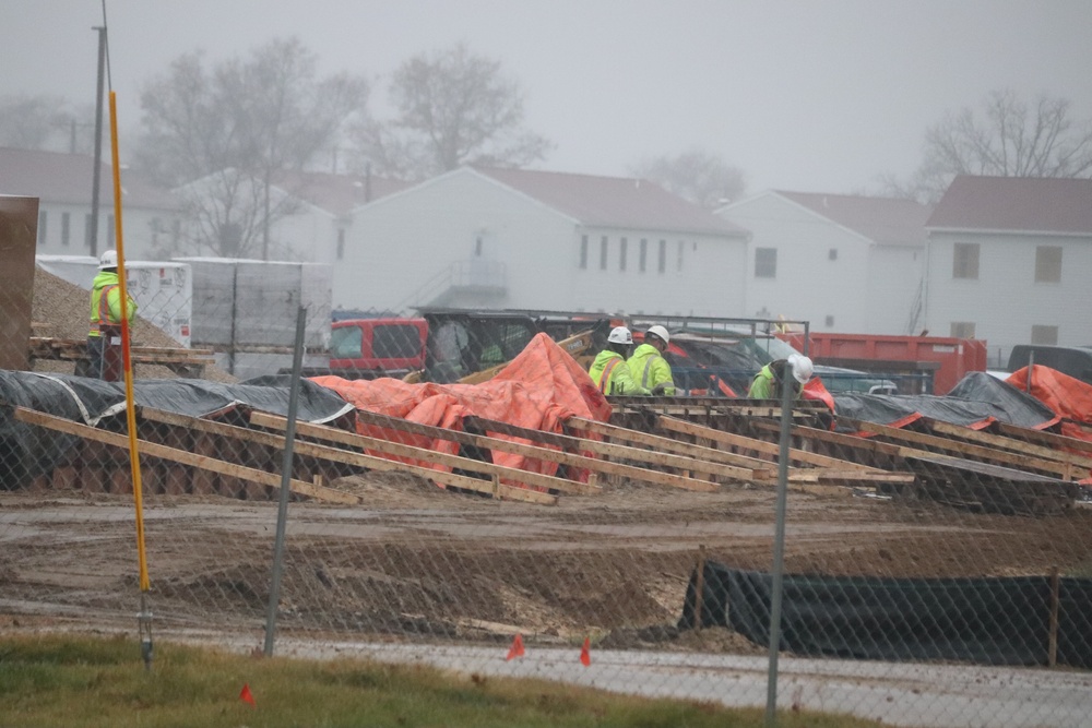 November 2022 construction operations of $11.96 million transient training brigade headquarters at Fort McCoy