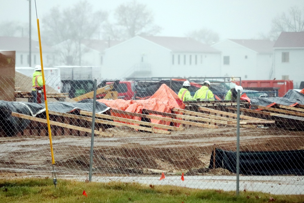 November 2022 construction operations of $11.96 million transient training brigade headquarters at Fort McCoy