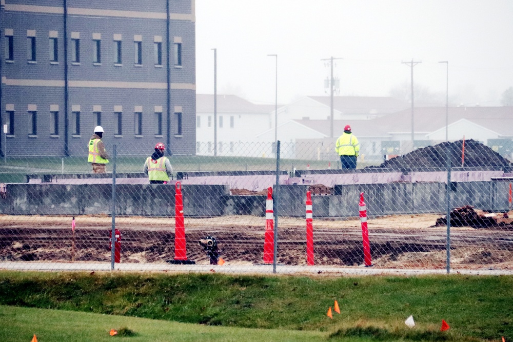 November 2022 construction operations of $11.96 million transient training brigade headquarters at Fort McCoy