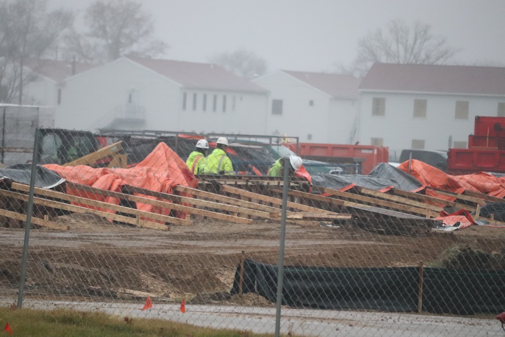 November 2022 construction operations of $11.96 million transient training brigade headquarters at Fort McCoy