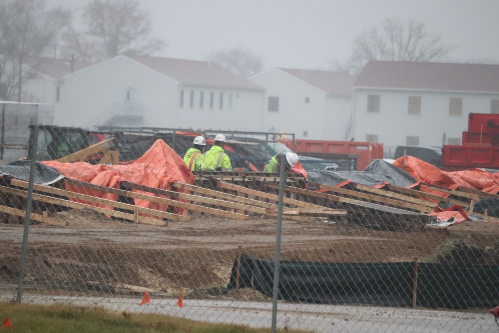 November 2022 construction operations of $11.96 million transient training brigade headquarters at Fort McCoy