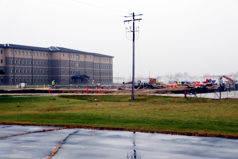 November 2022 construction operations of $11.96 million transient training brigade headquarters at Fort McCoy