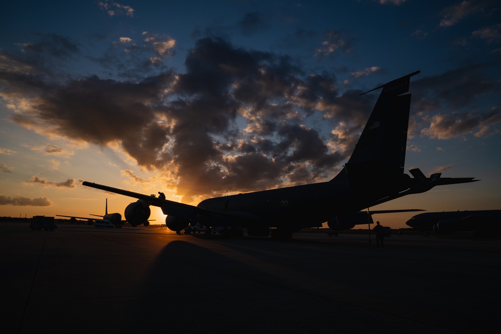 Last light on MacDill's flightline