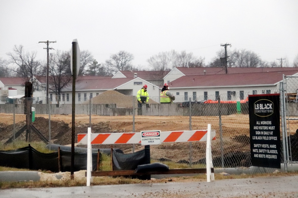 November 2022 construction operations of $11.96 million transient training brigade headquarters at Fort McCoy