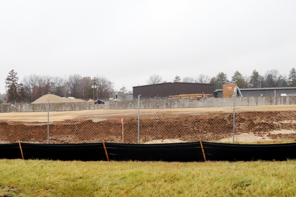 November 2022 construction operations of $11.96 million transient training brigade headquarters at Fort McCoy