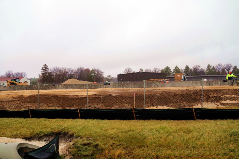 November 2022 construction operations of $11.96 million transient training brigade headquarters at Fort McCoy