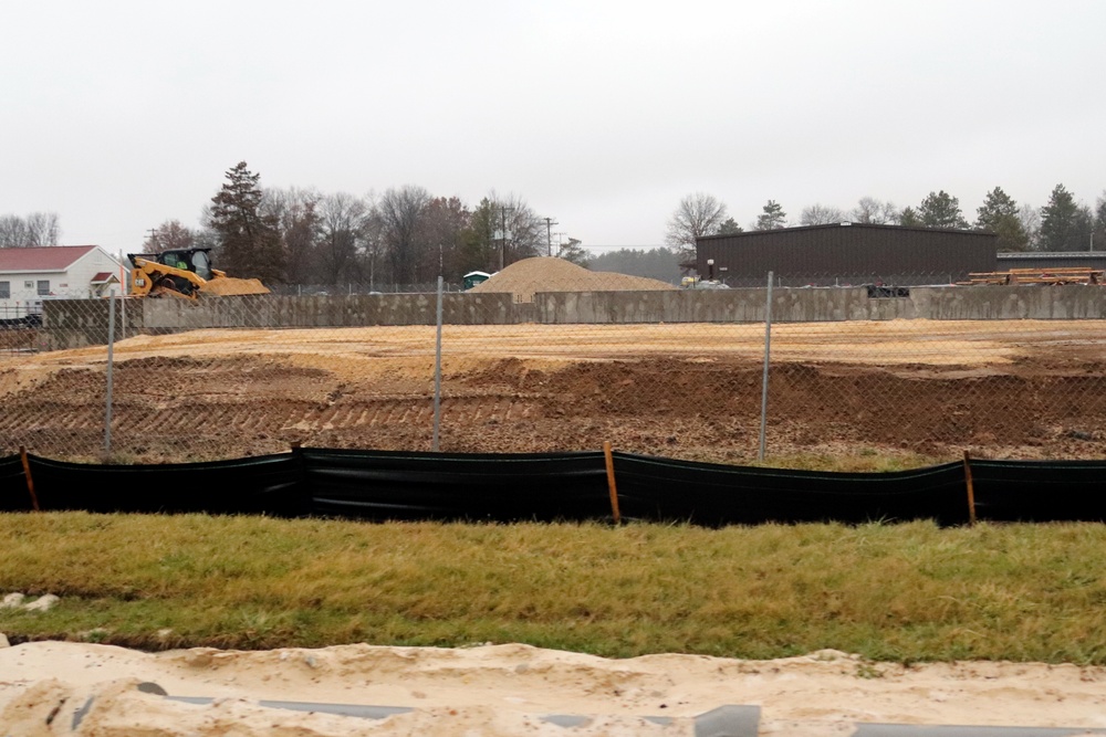 November 2022 construction operations of $11.96 million transient training brigade headquarters at Fort McCoy