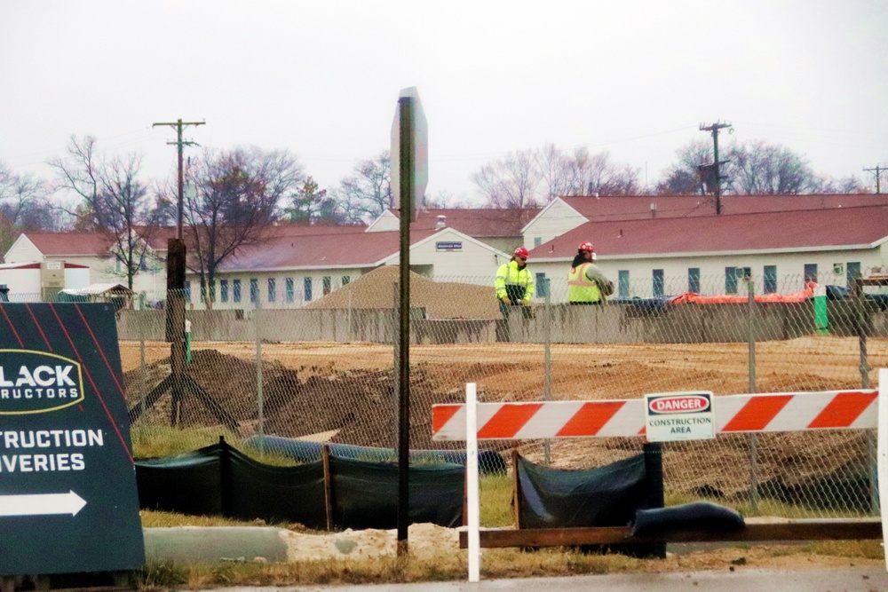 November 2022 construction operations of $11.96 million transient training brigade headquarters at Fort McCoy