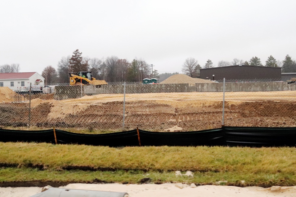 November 2022 construction operations of $11.96 million transient training brigade headquarters at Fort McCoy