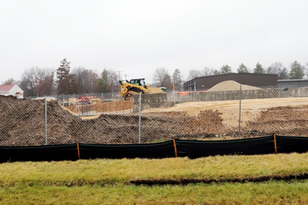 November 2022 construction operations of $11.96 million transient training brigade headquarters at Fort McCoy