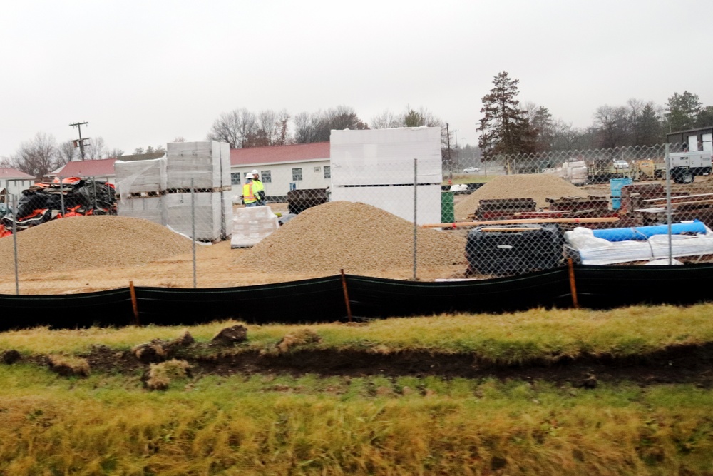 November 2022 construction operations of $11.96 million transient training brigade headquarters at Fort McCoy