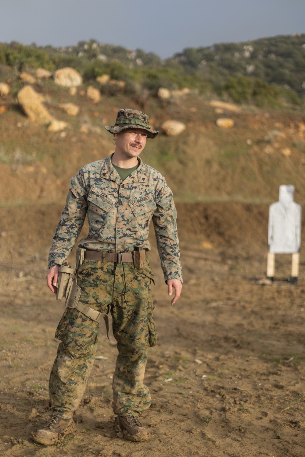 U.S. Marines with II MEF Rifle and Pistol Range, Rota, Spain