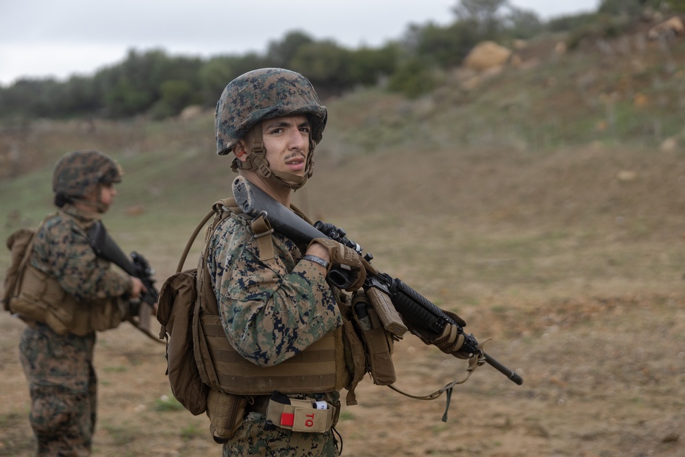 U.S. Marines with II MEF Rifle and Pistol Range, Rota, Spain