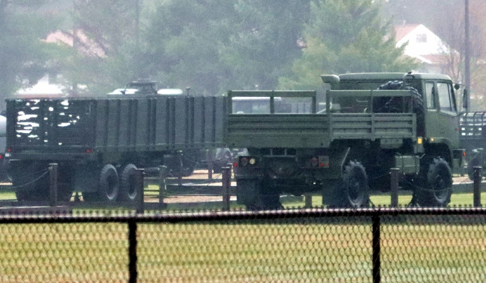 Fort McCoy's Equipment Park in historic Commemorative Area