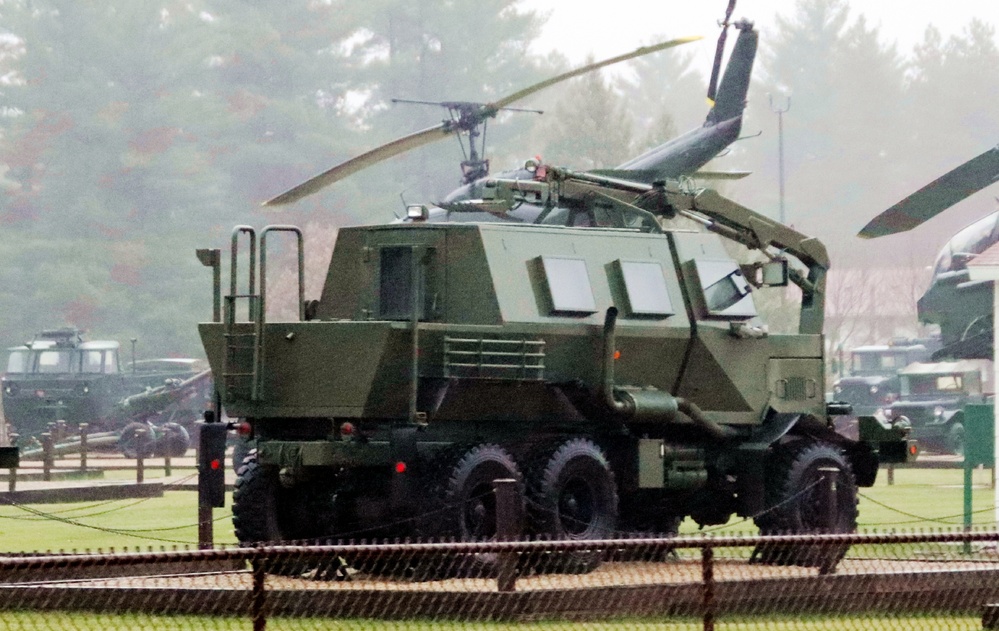 Fort McCoy's Equipment Park in historic Commemorative Area