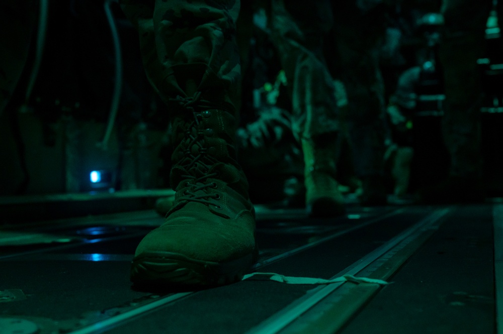 U.S. and German troops jump together
