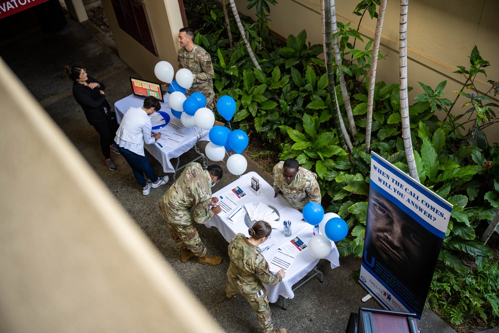 Hickam’s first Salute to Life Bone Marrow Donor registration drive