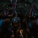 U.S. and German troops jump together