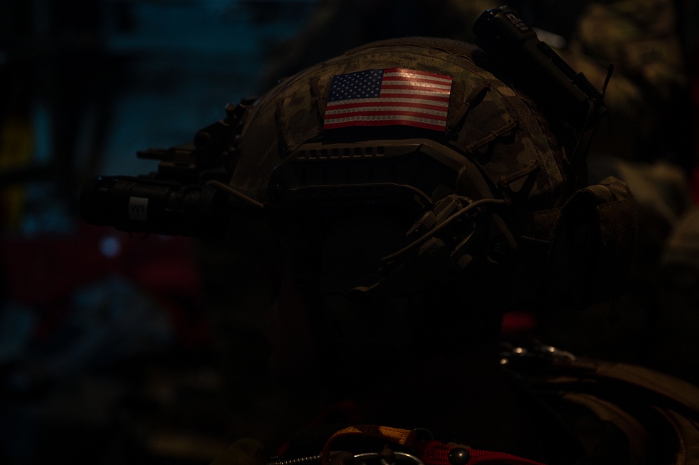 U.S. and German troops jump together