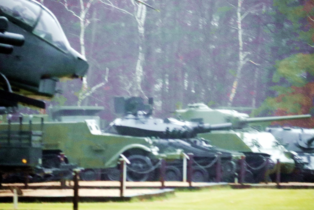 Fort McCoy's Equipment Park in historic Commemorative Area