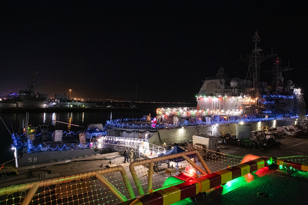 Naval Base San Diego Holiday Light Tour