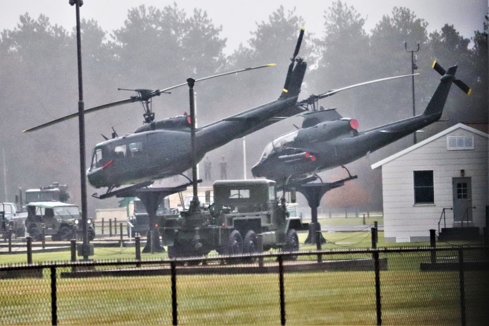 Fort McCoy's Equipment Park in historic Commemorative Area