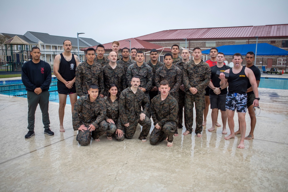 Marine Forces Reserve Martial Arts Instructor Course Swim Training