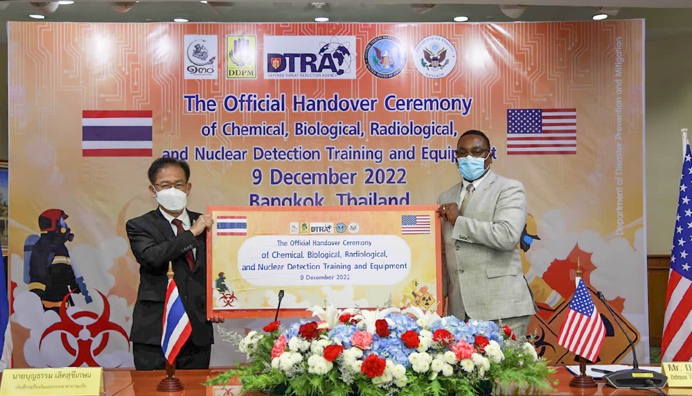 DTRA and Thailand Conduct “Official Handover Ceremony” Highlighting U.S.-Thai Partnership at the Completion of a Counter-WMD Equipment and Training Initiative