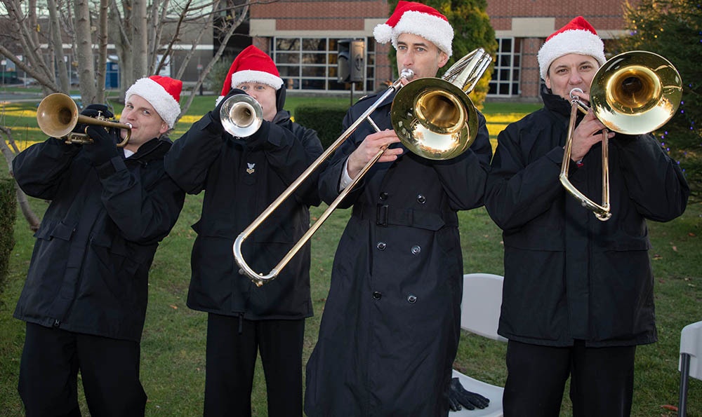 NUWC Division Newport, Navy Band Northeast kickoff holiday season with festive gathering