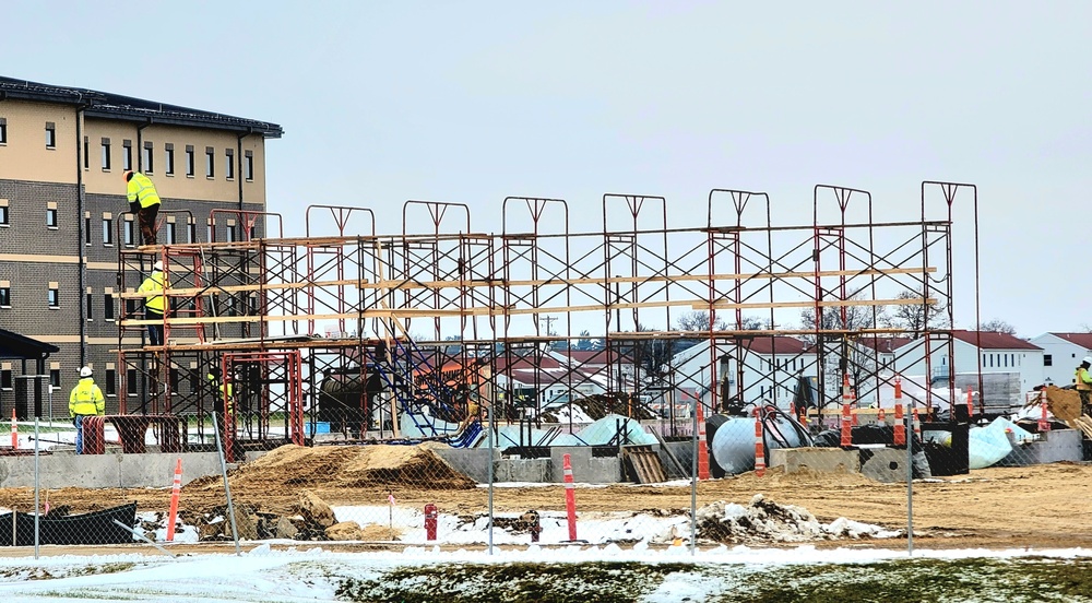 December 2022 construction operations of $11.96 million transient training brigade headquarters at Fort McCoy