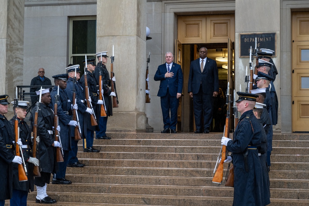 Secretary of Defense Hosts Lithuanian Defense Minister