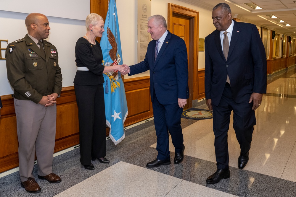 Secretary of Defense Hosts Lithuanian Defense Minister